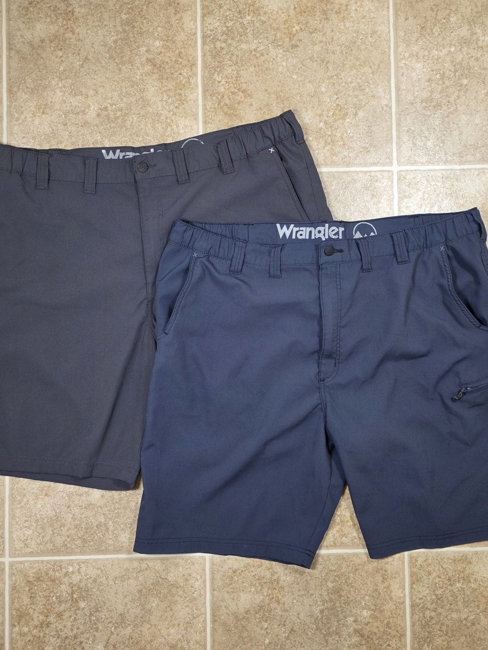 Wrangler Outdoor Shorts Size 44 Bundle Blue Gray Performance Utility